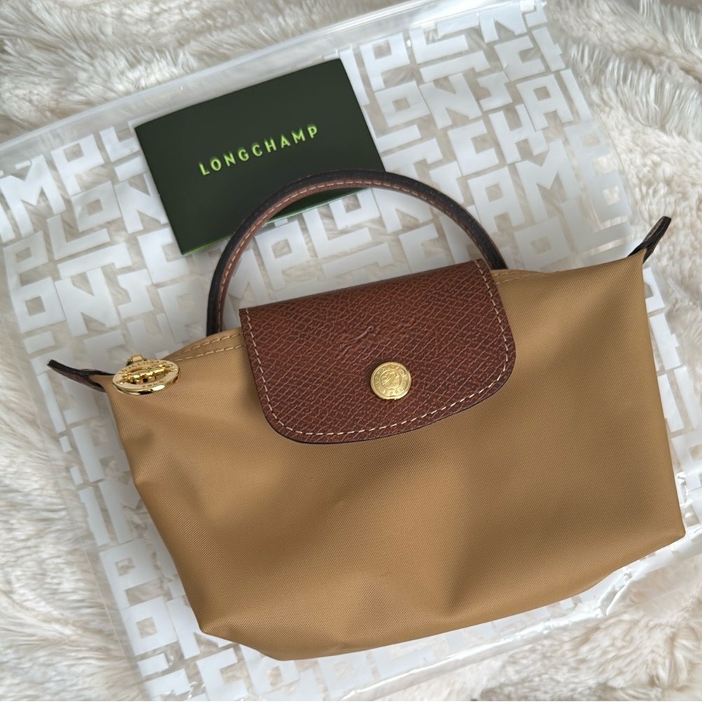 Authentic Longchamp Le Pliage Mini pouch